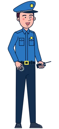 Oficial de policía  Ilustración