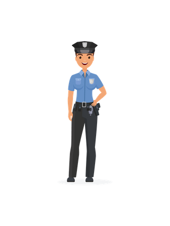 Oficial de policía  Illustration