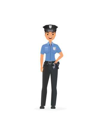 Oficial de policía  Illustration