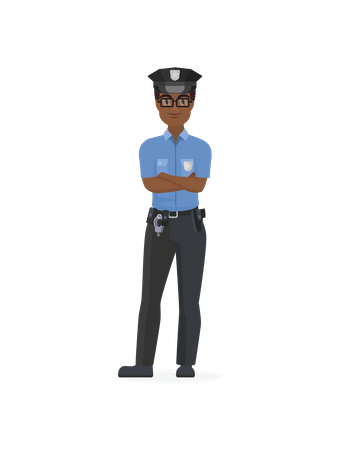 Oficial de policía  Illustration