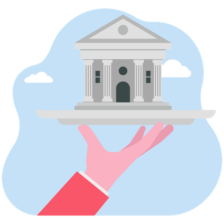 Ofrecemos servicios de inversión y ahorro.  Ilustración