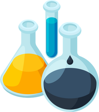 Oil chemical testing  Illustration