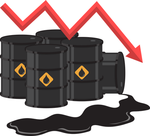 Oil crisis Illustration