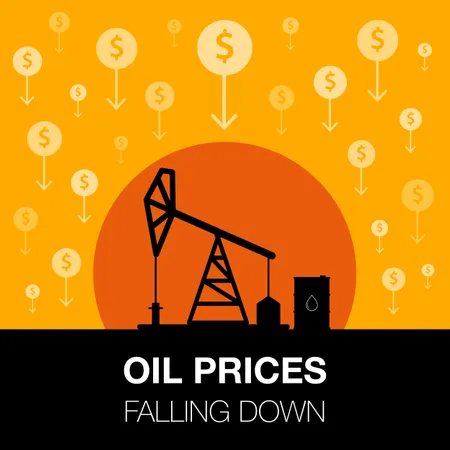 Oil Industry Financial market  Illustration