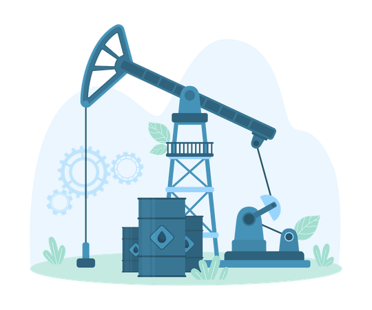 Oil industry  Illustration