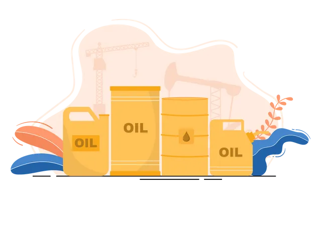 Oil Storage  Illustration