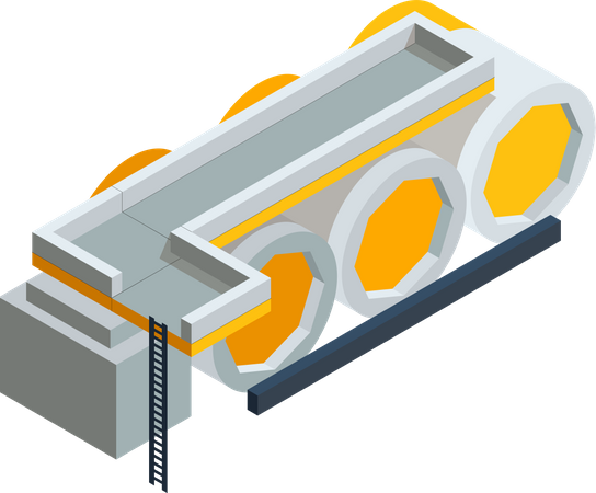 Oil transportation unit  イラスト