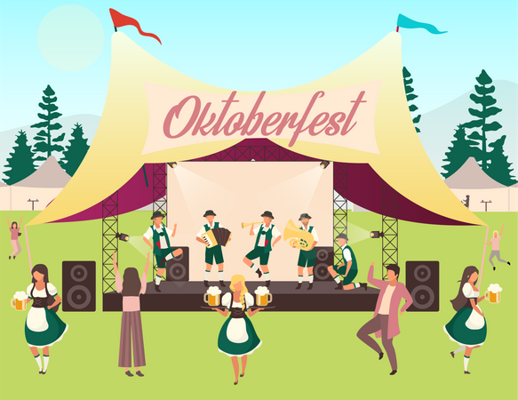 Oktoberfest  Illustration