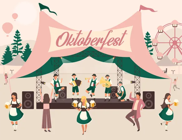 Oktoberfest  Illustration