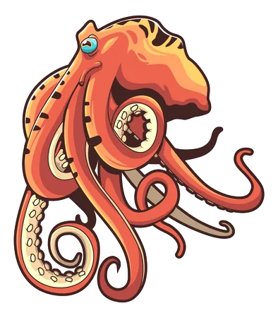 Oktopus  Illustration