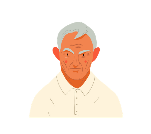 Old guy  Illustration