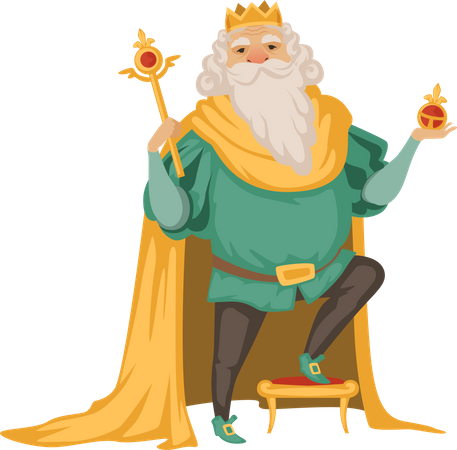 Old King  Illustration