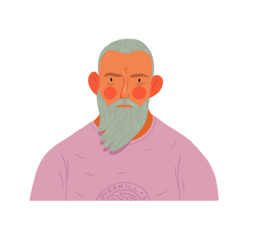 Old man  Illustration