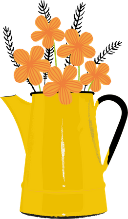 Old teapot  일러스트레이션