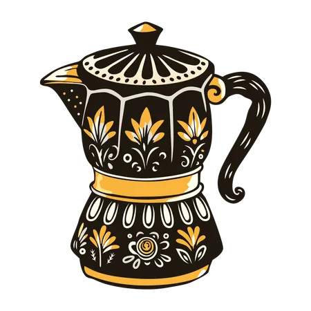 Moka pot  Ilustración