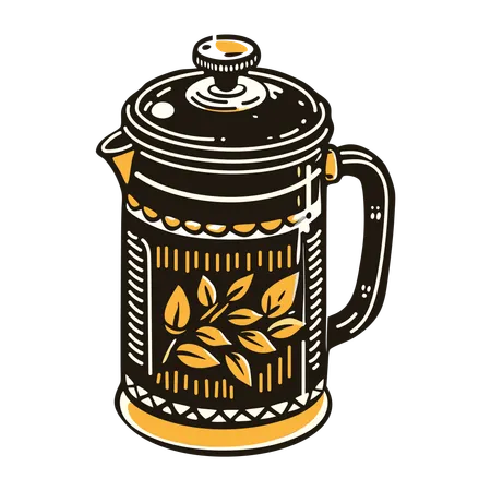 Moka pot  Ilustración