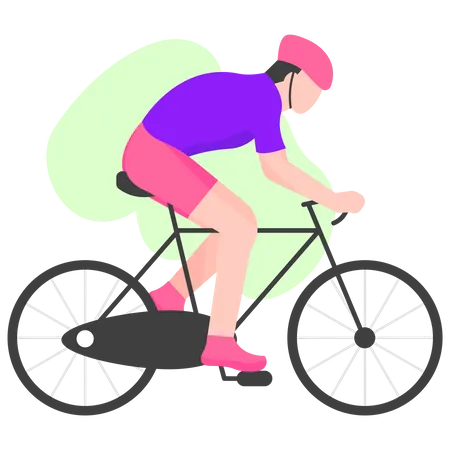 Olympic Cycling race  Illustration