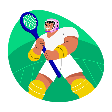 Olympic Lacrosse  Illustration