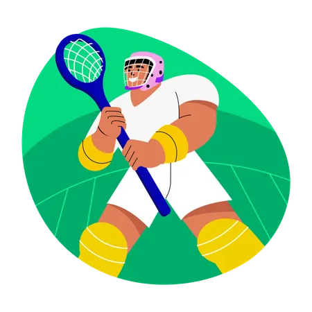 Olympic Lacrosse  Illustration
