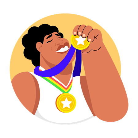 Olympic Medalist  Illustration