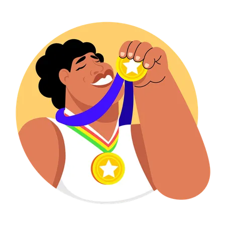 Olympic Medalist  Illustration