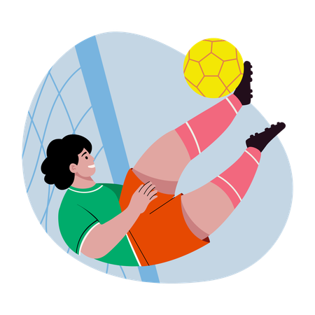 Olympic Soccer  Illustration