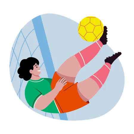 Olympic Soccer  Illustration