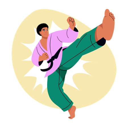 Olympic Taekwondo  Illustration