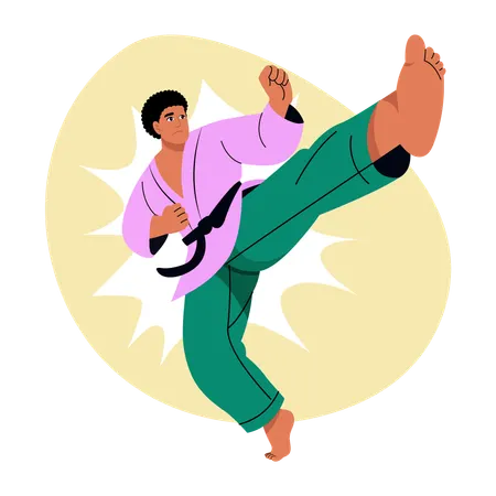 Olympic Taekwondo  Illustration