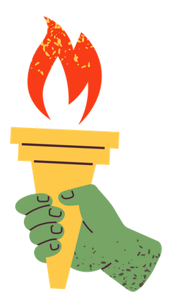 Olympic Torch  Illustration
