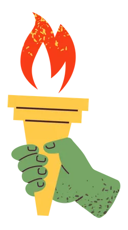 Olympic Torch  Illustration
