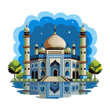 Omar-Moschee  Illustration