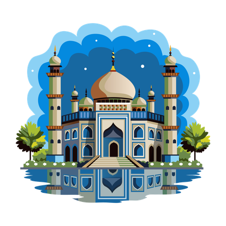 Omar Mosque  Illustration