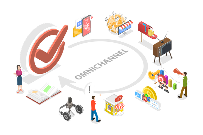 Omnichannel  Illustration