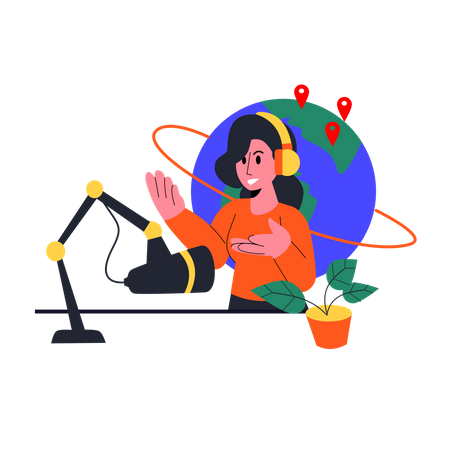 On air  Illustration