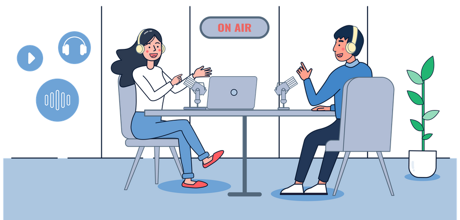 On air  Illustration