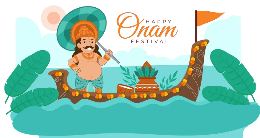 Onam-Feier  Illustration