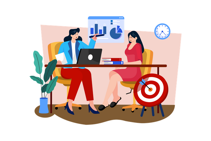Onboarding specialist assisting customers with the onboarding process  Illustration