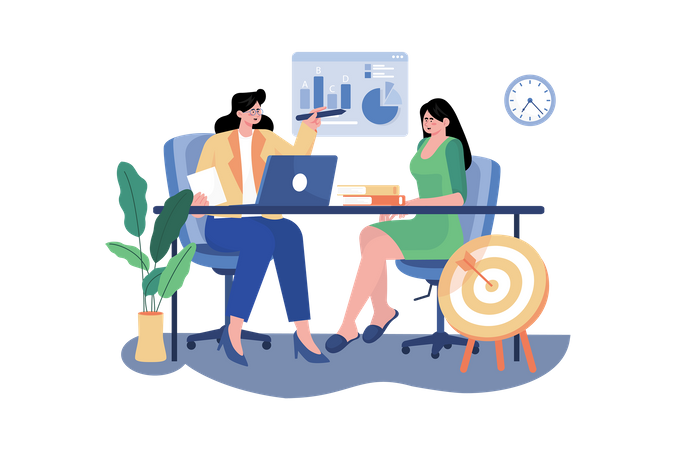 Onboarding specialist assisting customers with the onboarding process  Illustration