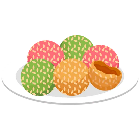Onde‐Onde  Illustration