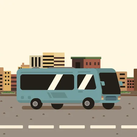 Ônibus  Ilustração