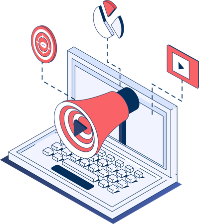 Online Advertisement  イラスト