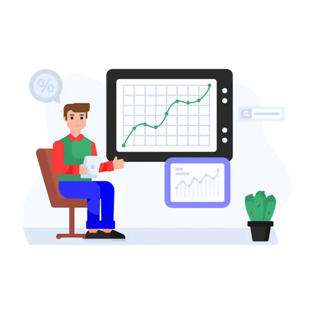 Online Analytics  Illustration