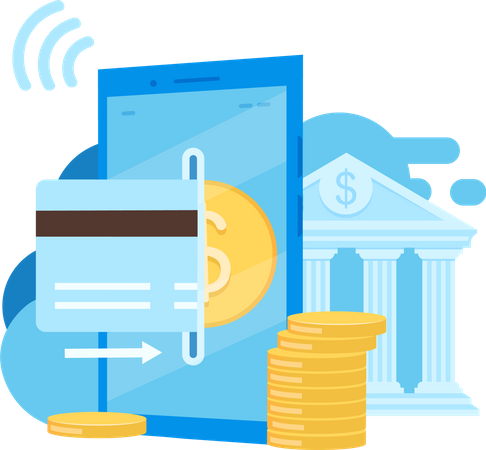 Online-Banking-App  Illustration