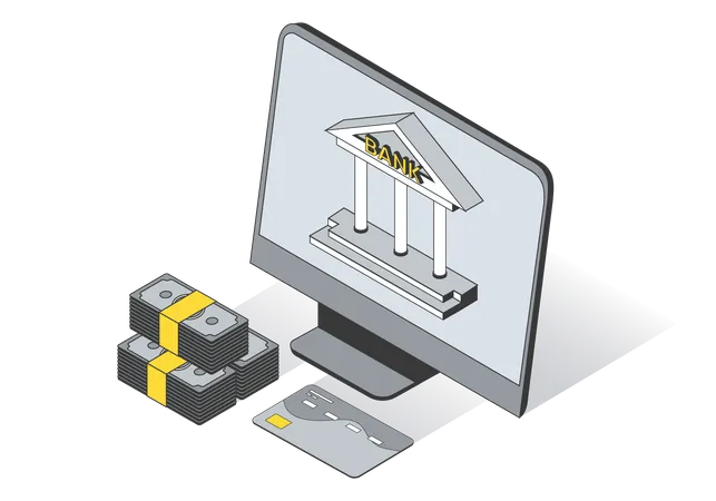 Online-Banking-Dienste  Illustration