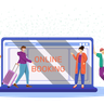 illustration for online booking