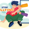online bullying illustration svg