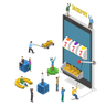 gambling app illustration
