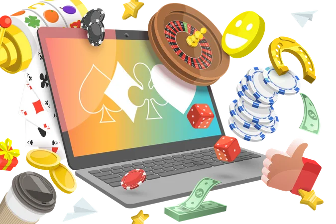 Online Casino  Illustration