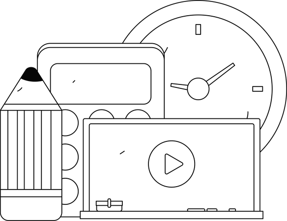 オンラインクラス  イラスト